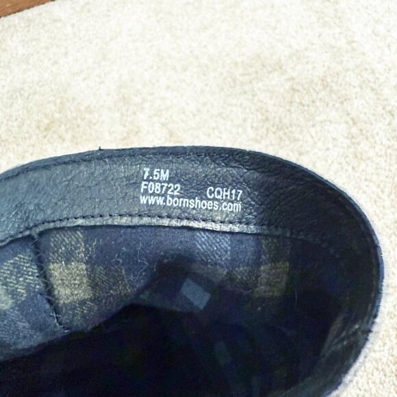 Born Taupe Suede Over the Knee Boots Women's 7.5 Side Zip/Back Tie Flannel Lined - Picture 9 of 10